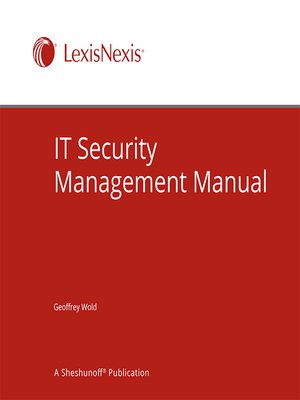 cover image of IT Security Management Manual